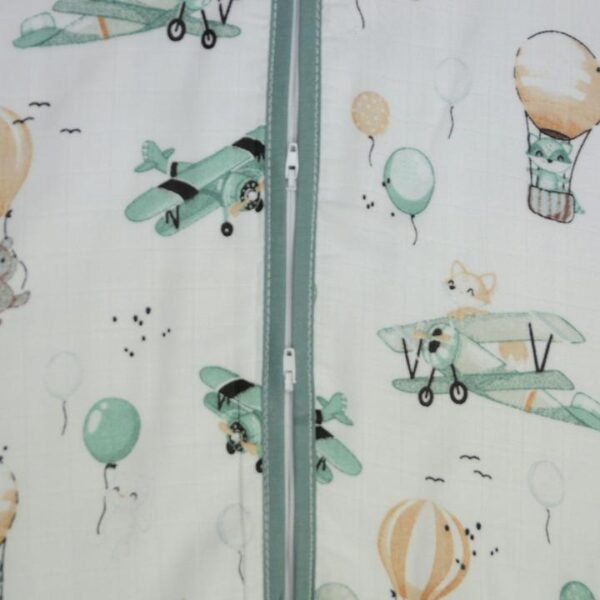 Spalna vreča z nogicami (muslin) - lisička in medo, OEKO-TEX Standard 100 4